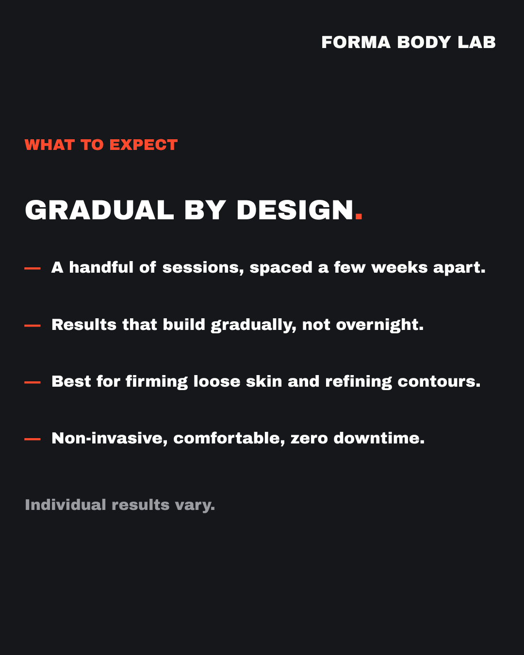 Forma Body Lab carousel — frame 3